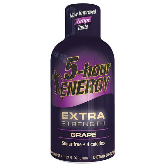 5 Hr Energy Extra Strength Grape 1.9 oz Bottle