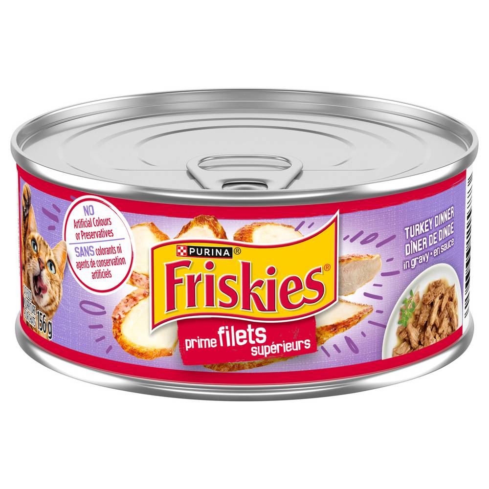 Purina Friskies Prime Filets Turkey Dinner in Gravy For Cats (156 g)