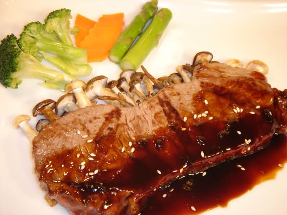 GF - Beef Teriyaki with Rice 汤，饭
