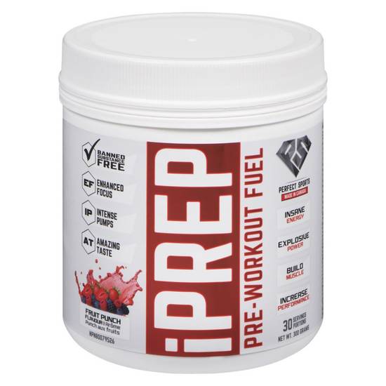 Perfect Sports Iprep Pre-Workout Powerhouse Fruit Punch Flavour (300 g)