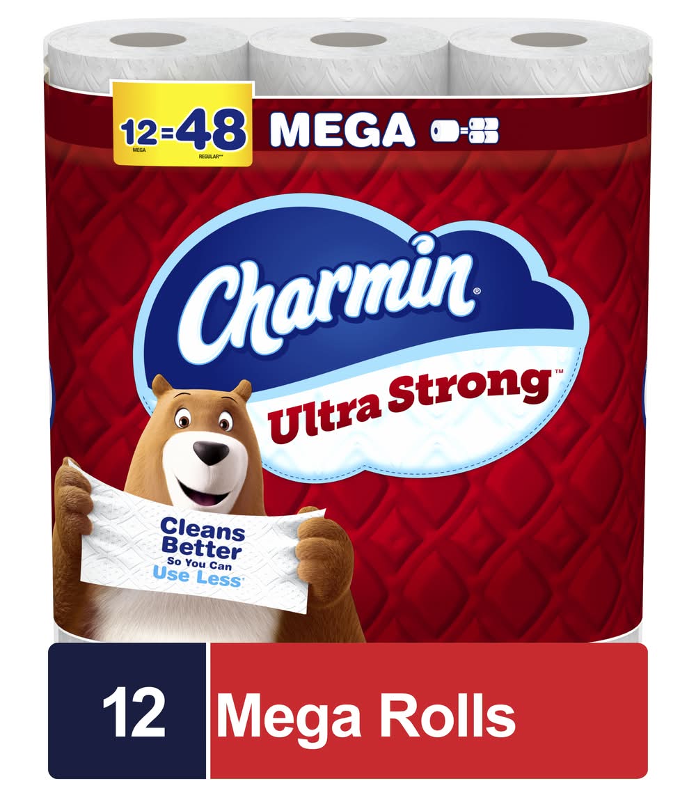 Charmin Ultra Strong Toilet Paper Mega Rolls (12 ct)