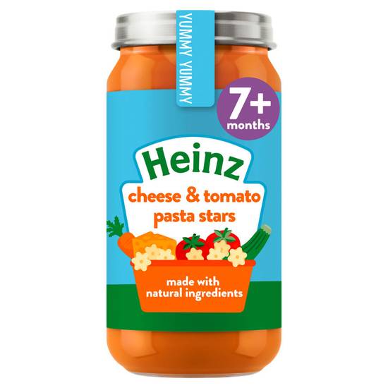 Heinz By Nature Cheese and Tomato Pasta Stars 7+ Months