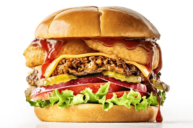 Rodeo Ring Burger Combo