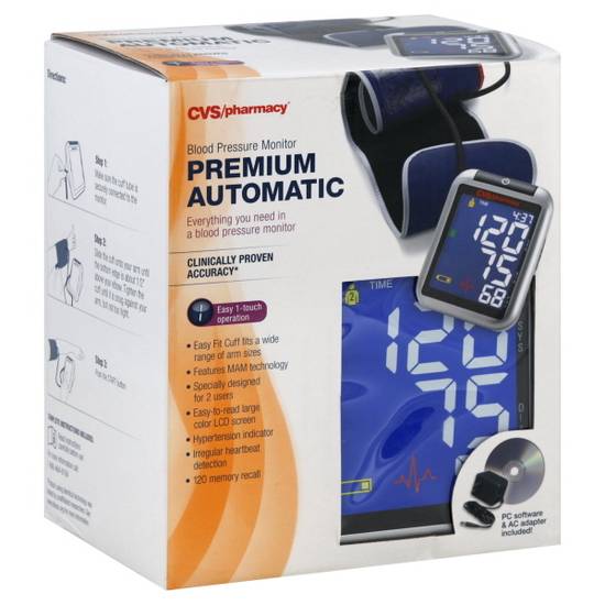 Cvs Pharmacy Premium Automatic Blood Pressure Monitor