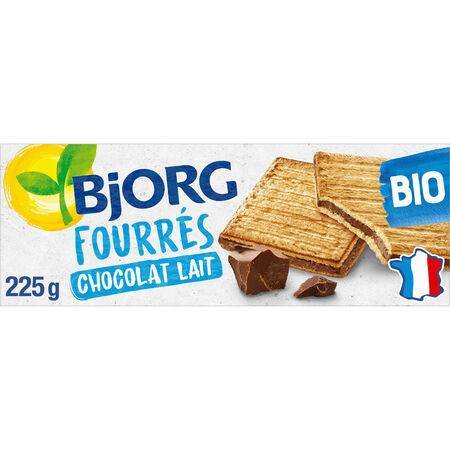 Bjorg - Biscuits fourrés bio (chocolat lait)