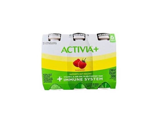 Activia · 1.5% Lowfat Raspberry Immune System Yogurt Drink (6 x 3.1 fl oz)