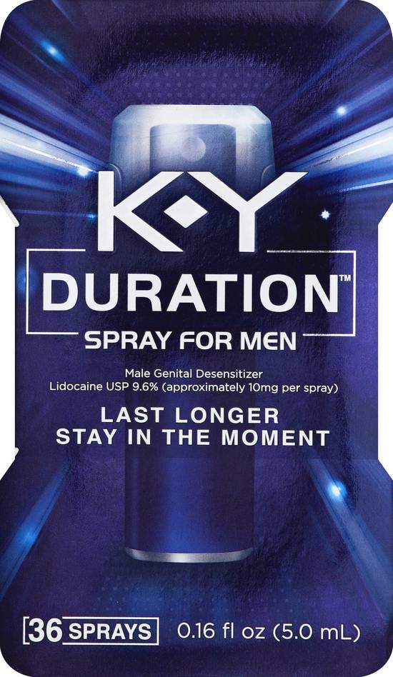 K-Y Duration Spray For Men Male Genital Desensitizer (0.2 fl oz)