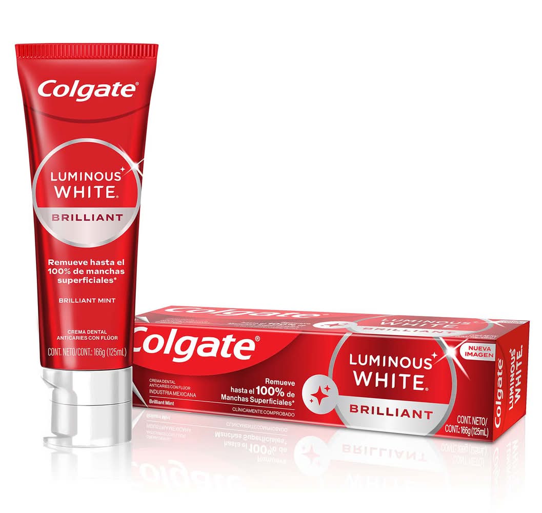 Colgate · Luminous white brillant pasta dental (166 g)