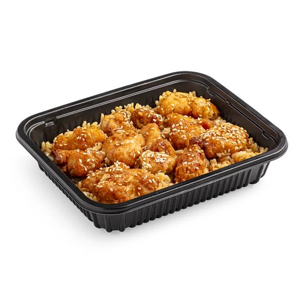 Hy-Vee Mealtime Asian Sesame Chicken With Rice (18 oz)