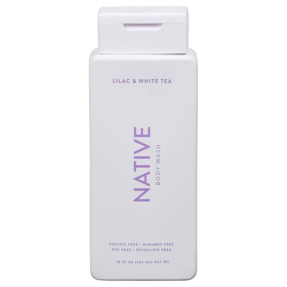 Native Body Wash, Lilac & White Tea