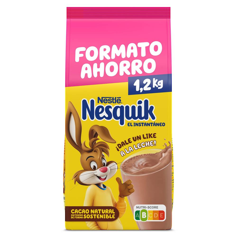 Cacao Instantáneo Nesquik Bolsa 1.2 Kg