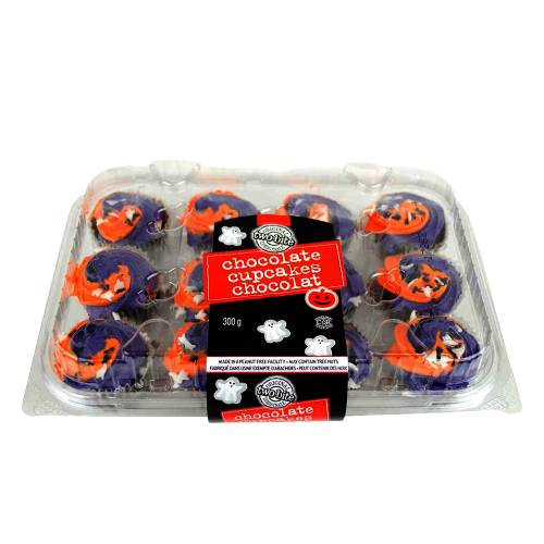 Two-Bite Halloween Cupcakes - Chocolate (284 g)