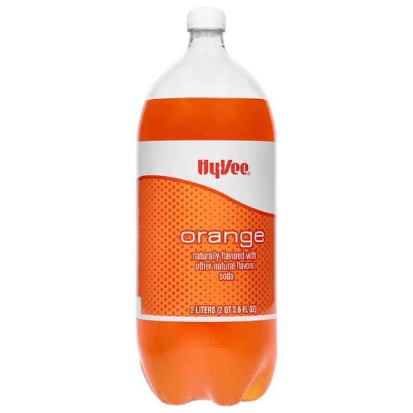 Hy-Vee Soda, Orange (2 L)