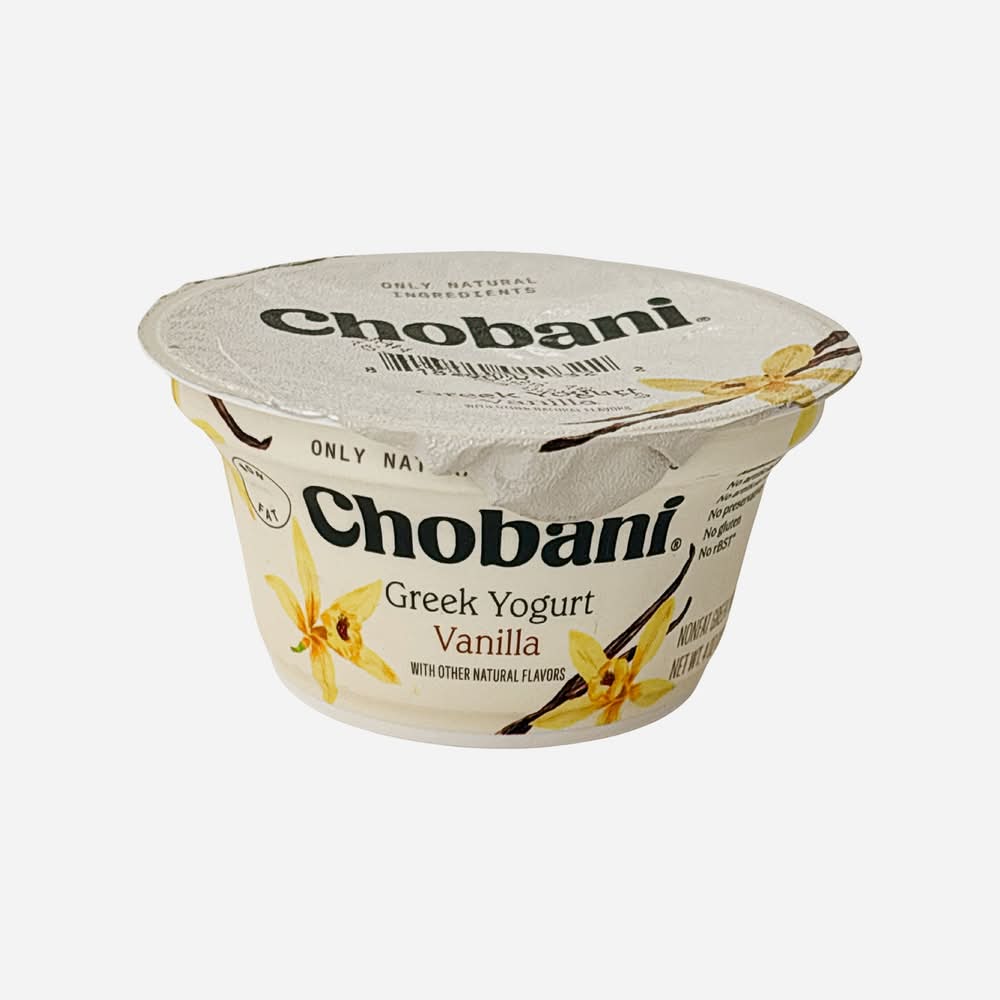 Chobani Yogurt Vanilla Chobani Yogurt Vanilla 4 Oz