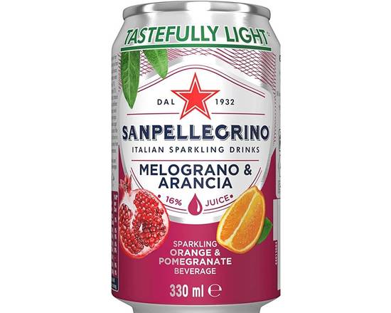 San Pellegrino Orange & Pomegranate Can 