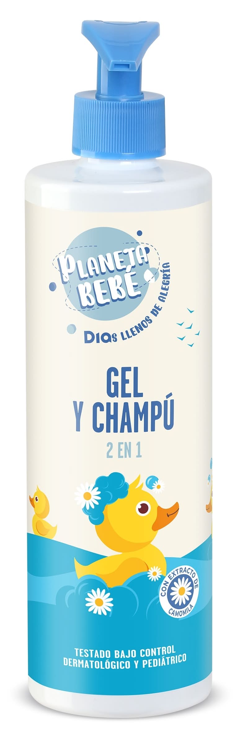 Gel Y Champú Infantil 2 En 1 Planeta Bebé De Dia Bote 500 Ml