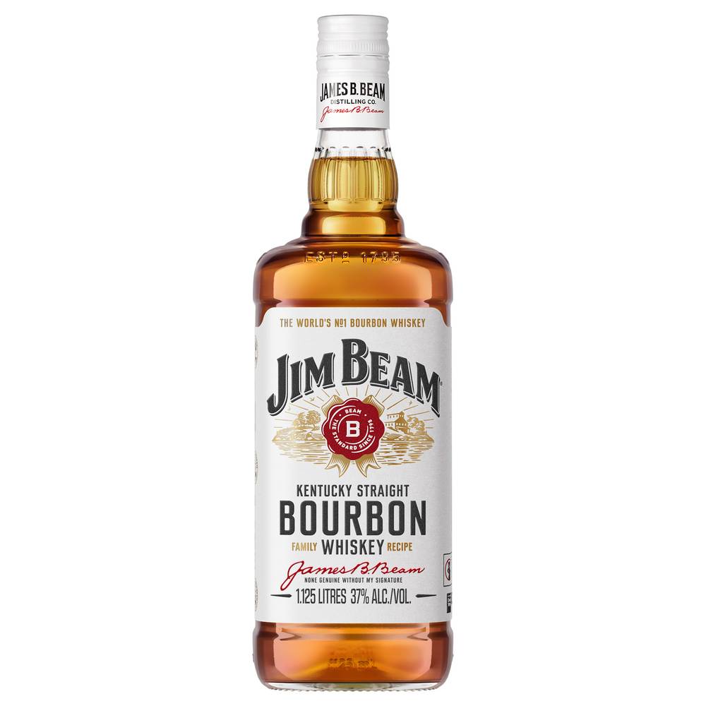 Jim Beam Kentucky Straight Bourbon Whiskey (1.12L)