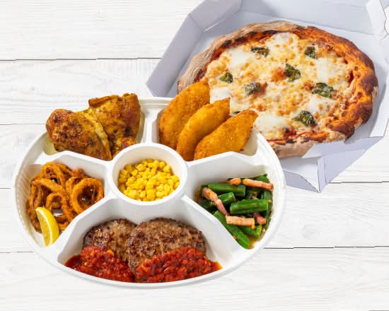 おかずプレート＆モッツァレラのマルゲリータ