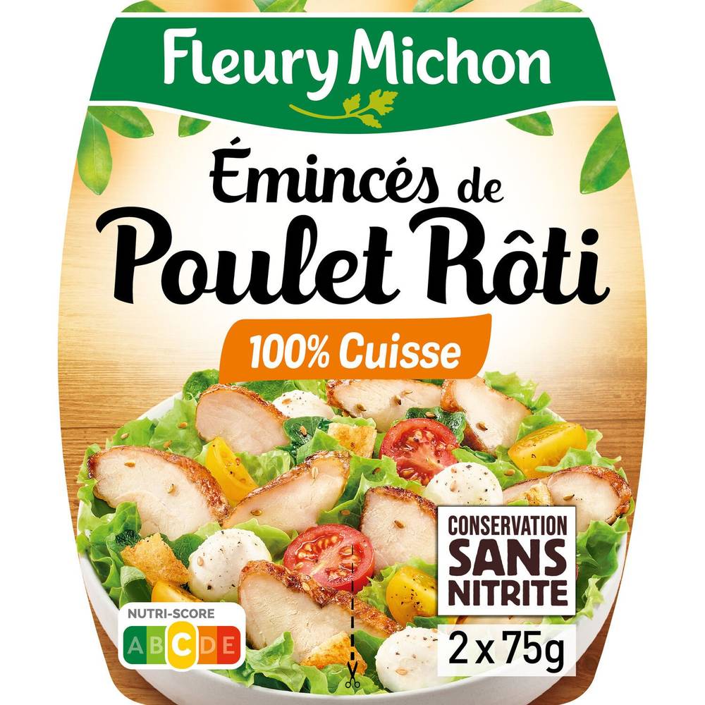 Fleury Michon - Émincés de poulet rôti