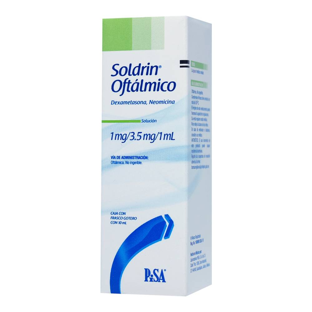 Pisa · Soldrin oftálmico dexametasona solución 1 mg/1 ml (10 ml)