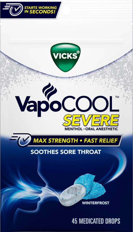 Vicks Vapo Cool Severe Max Strength Winterfrost Medicated Drops
