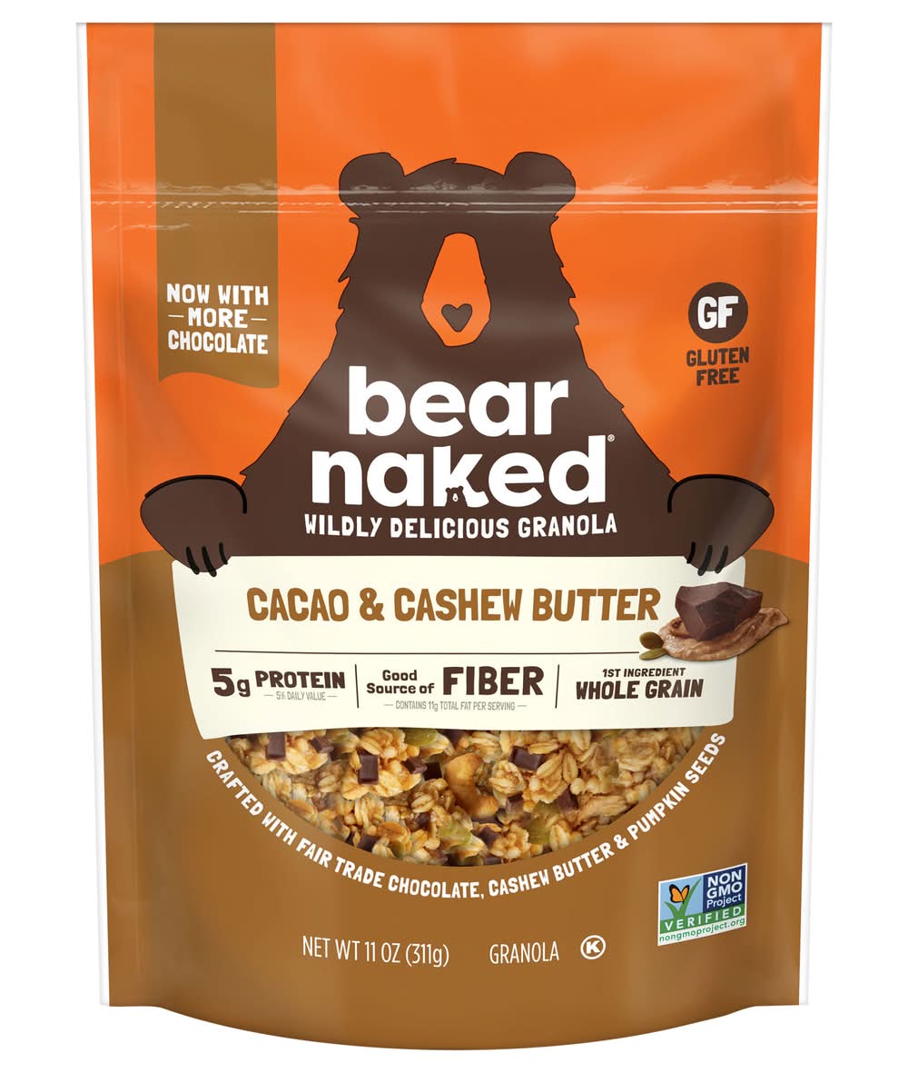 Bear Naked Whole Grain Granola, Cacao-Cashew Butter (11 oz)