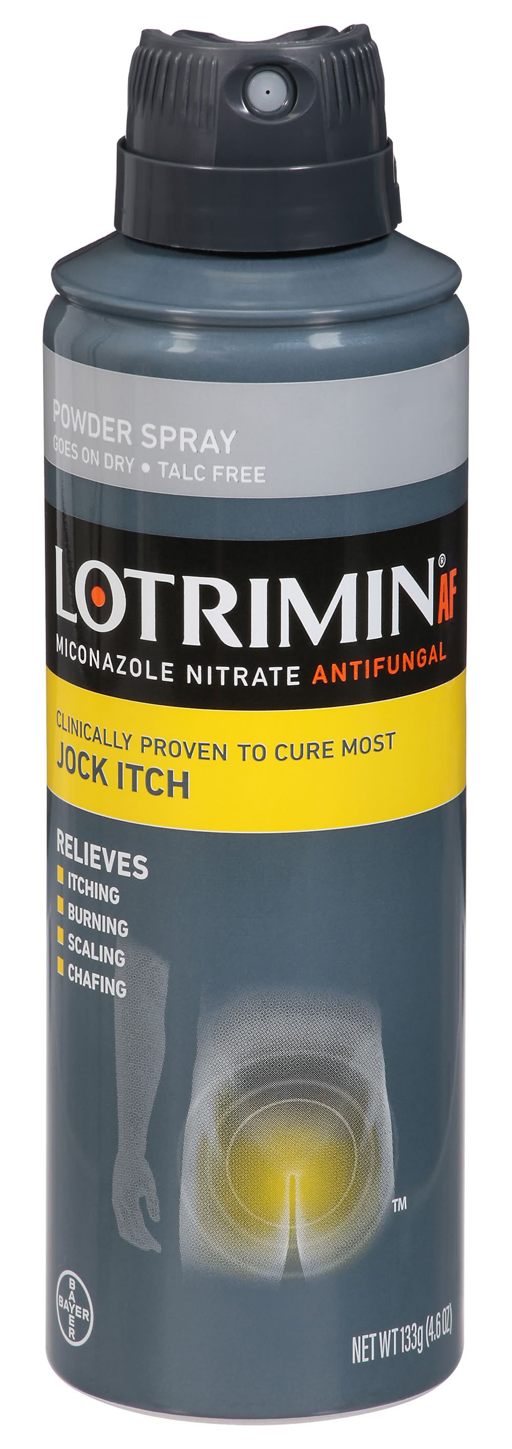 Lotrimin Af Jock Itch Miconazole Nitrate Antifungal Powder Spray (4.6 oz)