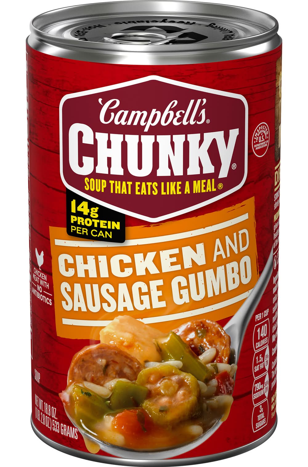 Chunky Soup, Chicken and Sausage Gumbo (18.8 oz)