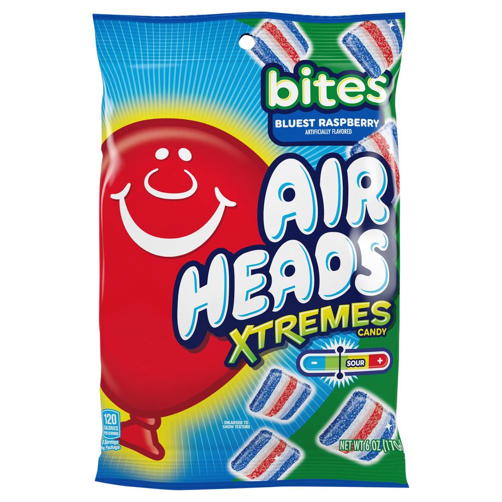 Airheads Xtremes Bites Candy, Bluest Raspberry (6 oz)