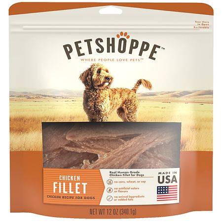 PetShoppe Premium Chicken Fillet Dog Treats (12 oz)