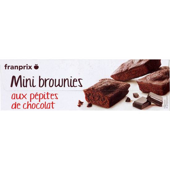 Gâteau Brownie pépites chocolat Franprix x8
