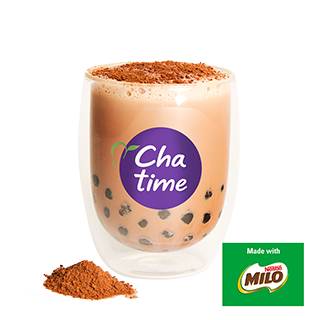 Hot Milk Tea Made with MILO