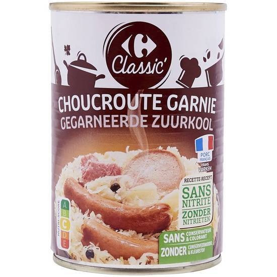 Carrefour Classic' - Plat cuisiné choucroute garnie