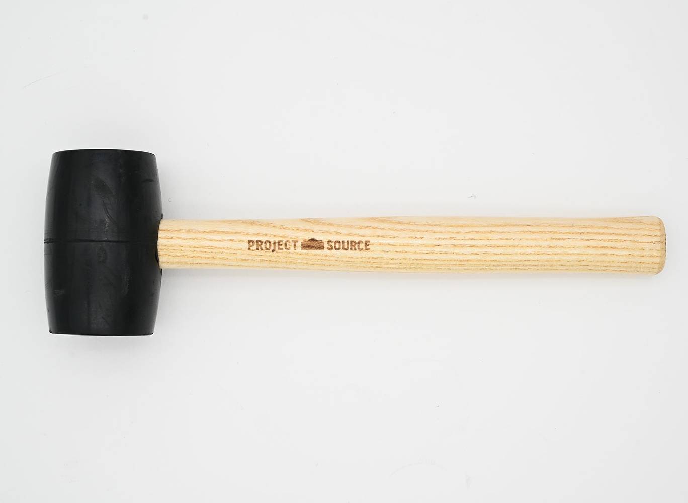 Project Source 16-oz Smooth Face Rubber Head Wood Rubber Mallet | 69321