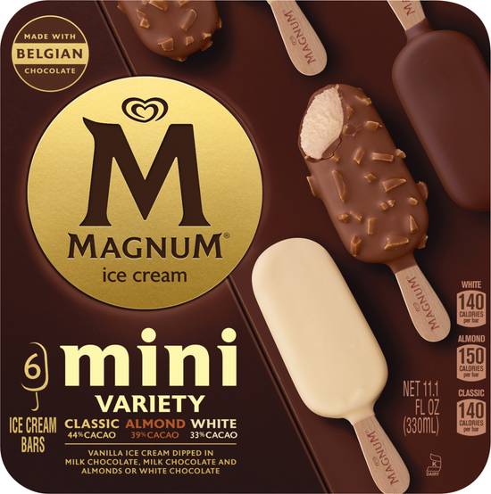 Magnum Mini Variety Ice Cream Bars (6 ct)