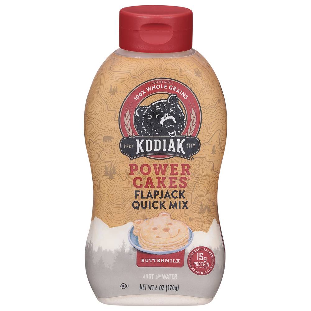 Kodiak Power Cakes Flapjack Quick Mix, Buttermilk (6 oz)