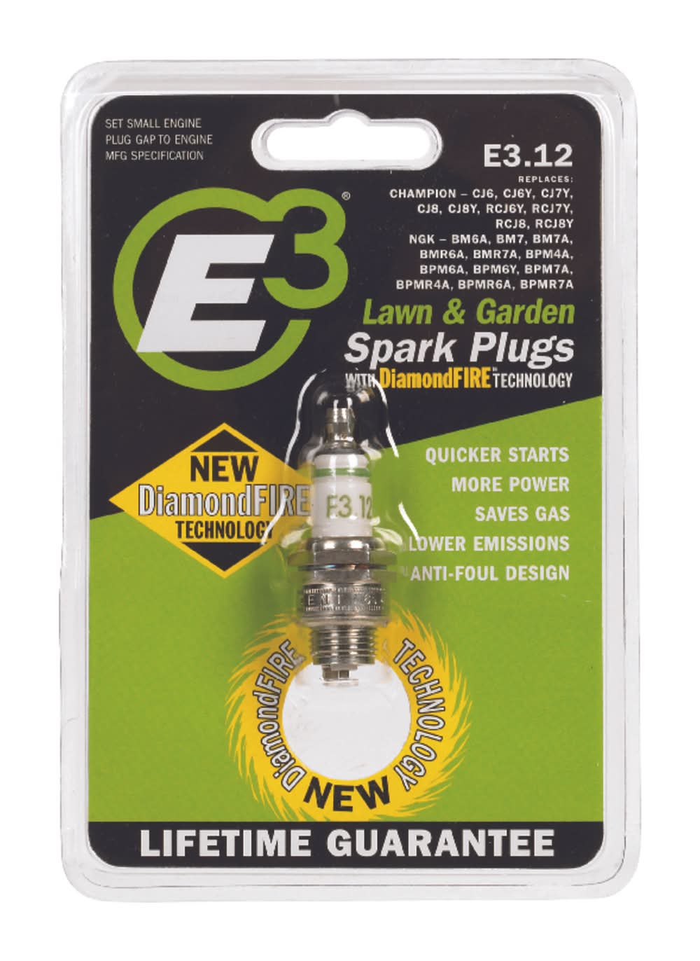 E3 Lawn And Garden Spark Plug E3.12