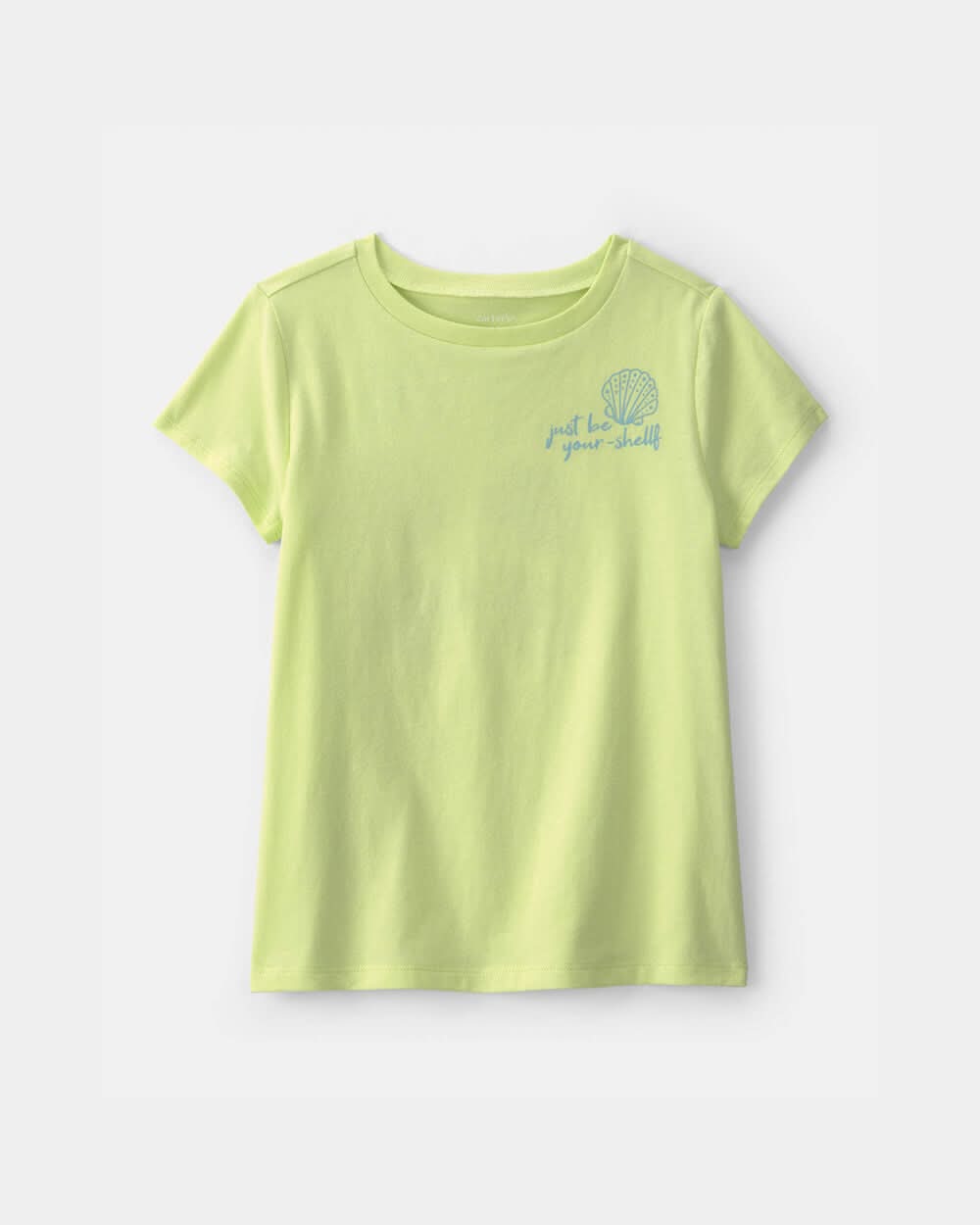 Girls 'Be Your-Shelff' Graphic Tee - Green - XS