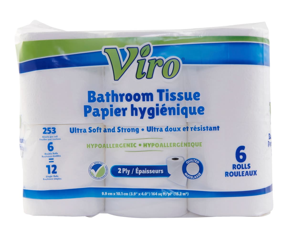 Viro Bathroom Tissue, 6-Pack