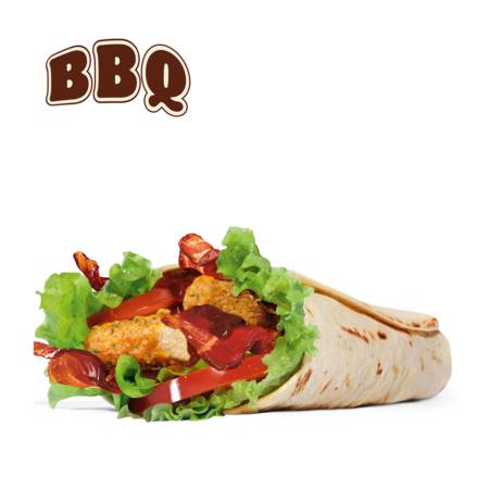 BBQ Crispy Chicken Wrap