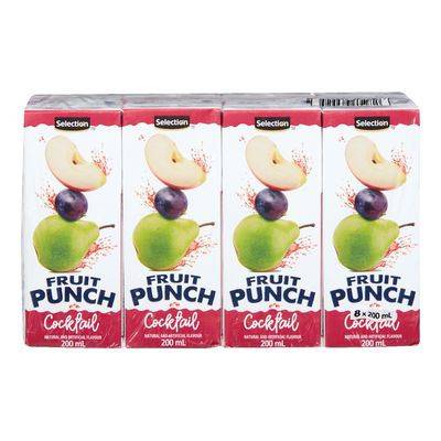 Selection Fruit Punch Cocktail (8x200 ml)