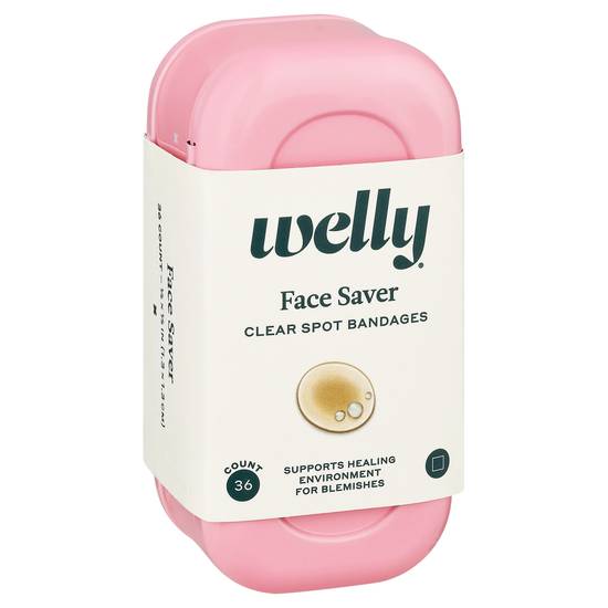 Welly Face Saver Clear Spot Bandages (36 ct)