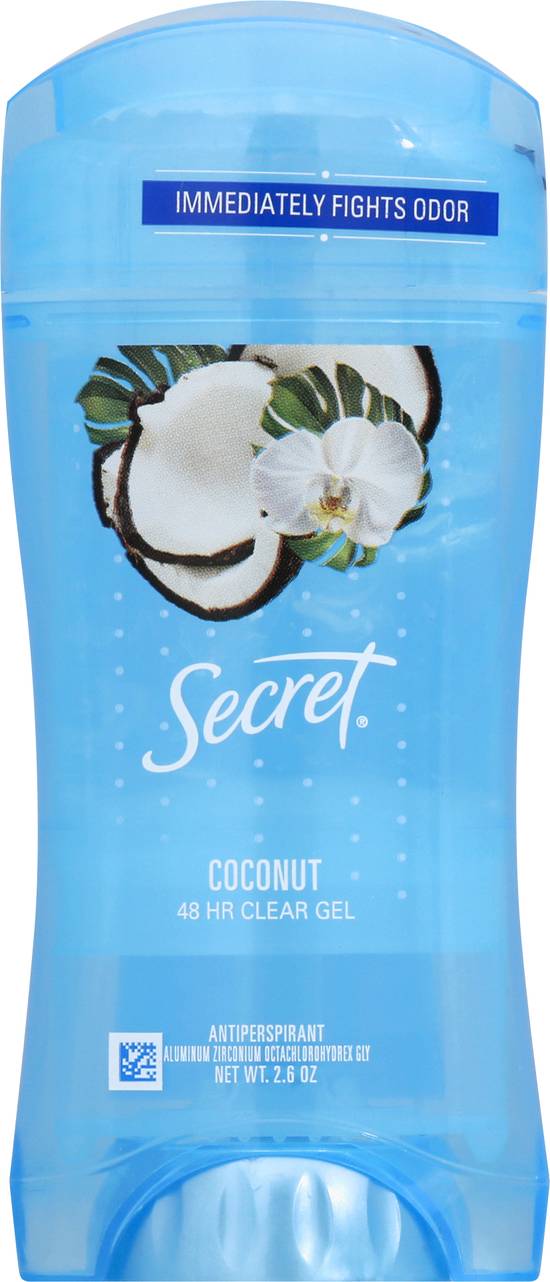 Secret Coconut Clear Gel Antiperspirant (2.6 oz.)