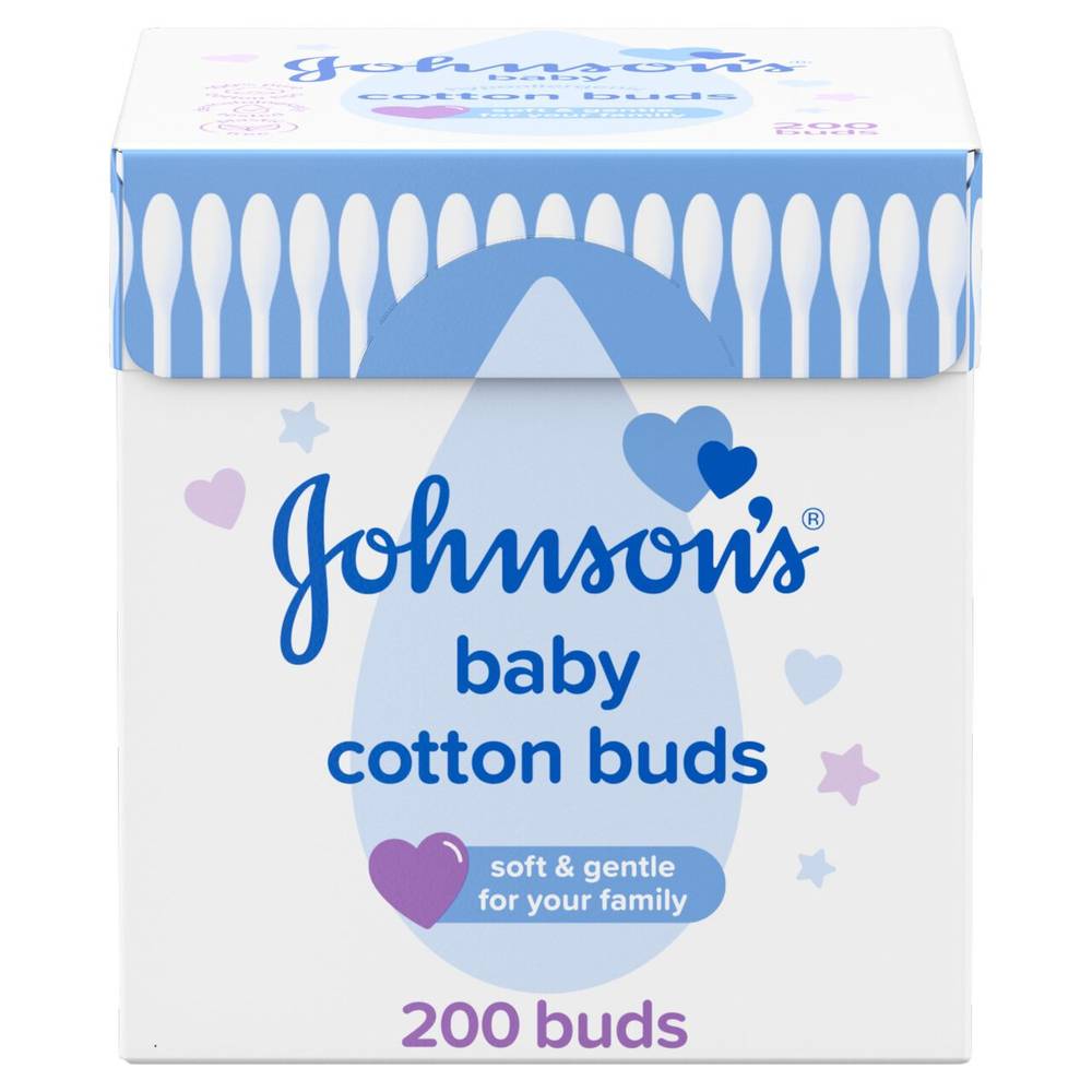 Johnson's Baby Cotton Buds (200 per pack)
