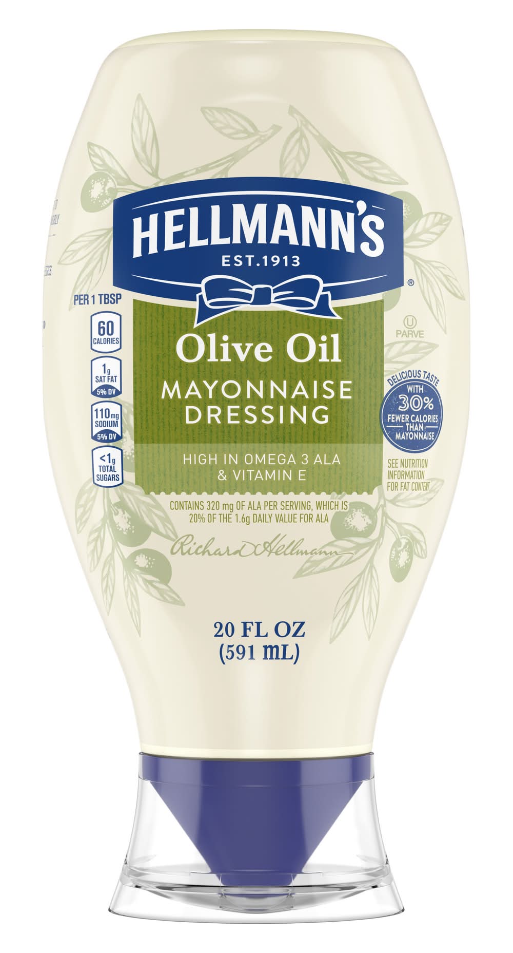 Hellmann's Olive Oil Mayonnaise Dressing (20 fl oz)
