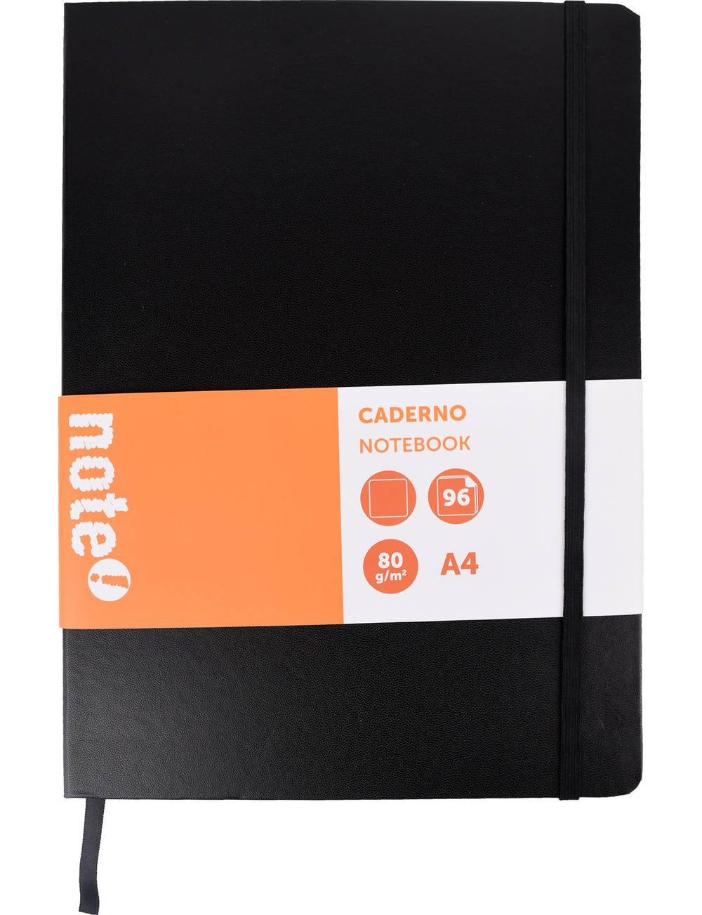 Caderno Agrafado com Elástico A4 Liso