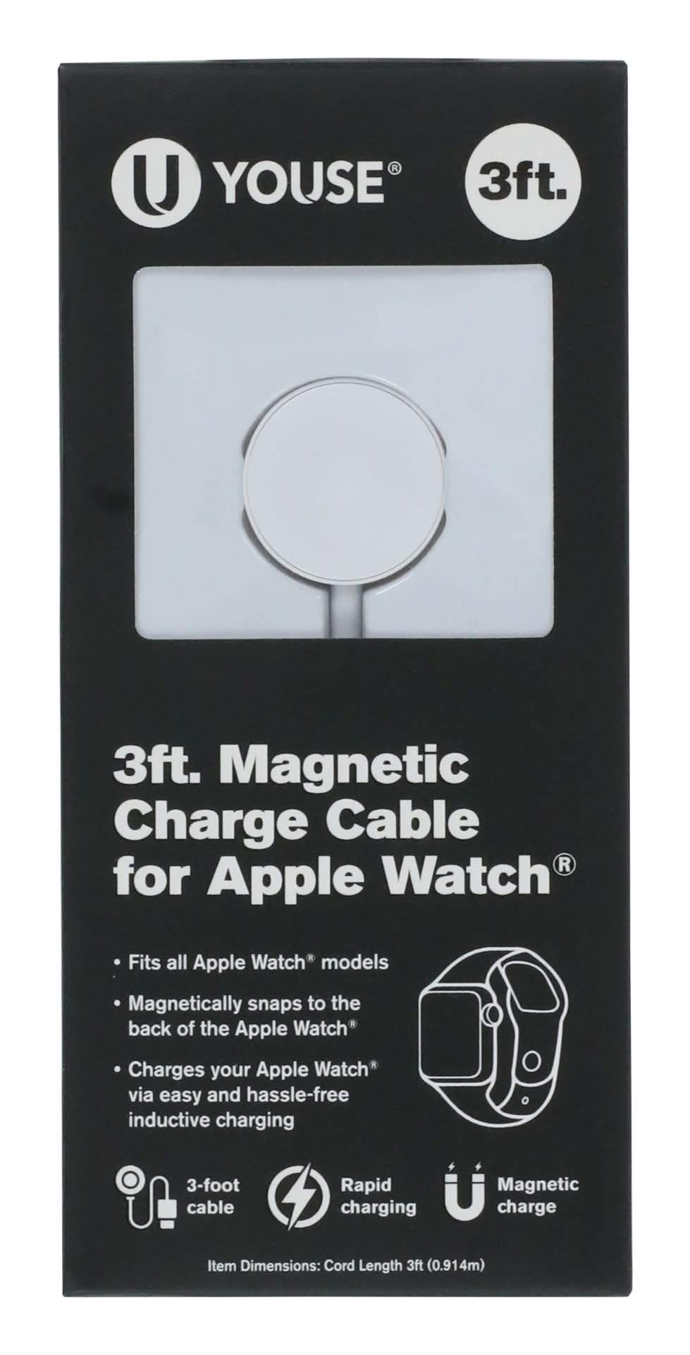 3ft Magnetic Charger Cable For Apple® Watch