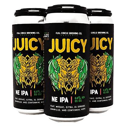 Full Circle Brewing Juicy NE IPA 4pk 16oz Can