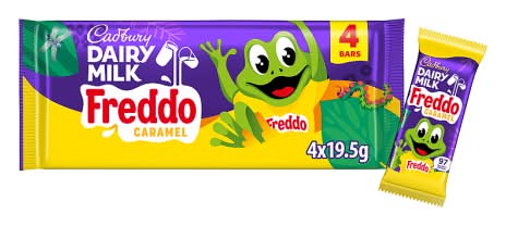 Cadbury Freddo Caramel, Dairy Milk Chocolate Bar (4 x 19.5g)