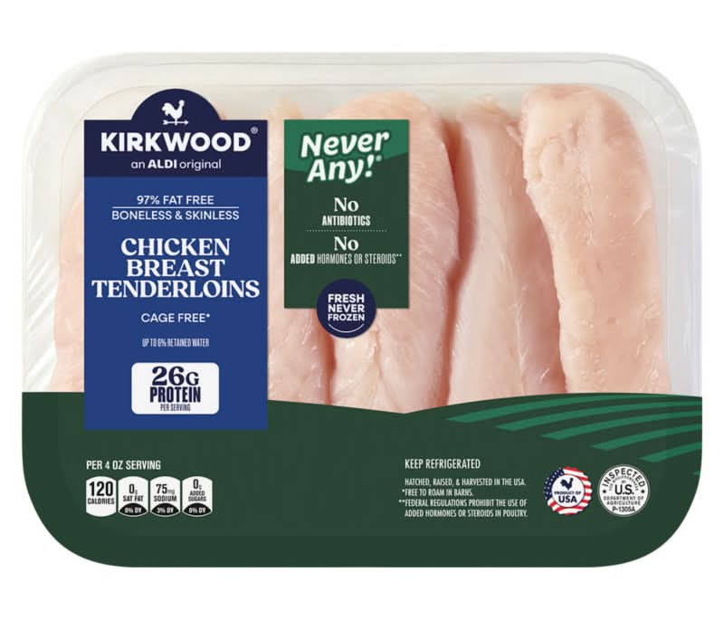 Never Any! Antibiotic Free Chicken Breast Tenderloins
